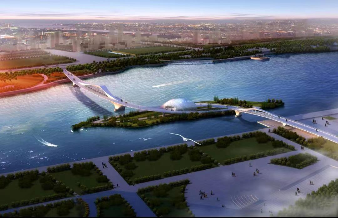 紹興市上虞區(qū)娥江城市人行橋項目